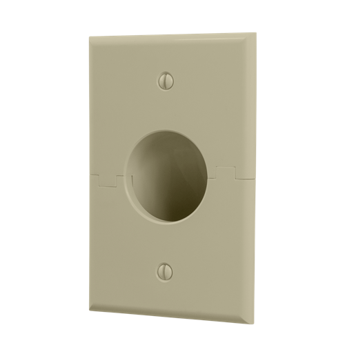 Splitport™ Recessed Wall Plate, Ivory