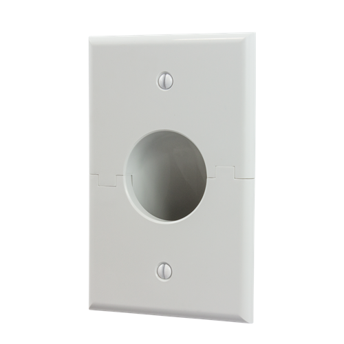 Splitport™ Recessed Wall Plate, White