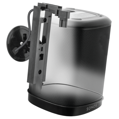  Mount-It! Adjustable Speaker Wall Mount for SONOS One, One SL  and Play:1 - Black : Electronics