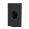 Splitport™ Recessed Wall Plate, Black