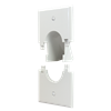 Splitport™ Recessed Wall Plate, White