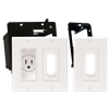 Décor Recessed Receptacle Double Gang Kit and Décor Wireport™