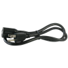 3ft Power Cord, NEMA 3 Prong, Male to Female End, 14G, Black