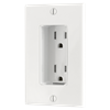 Tamper Resistant Discreet Decor Recessed Outlet